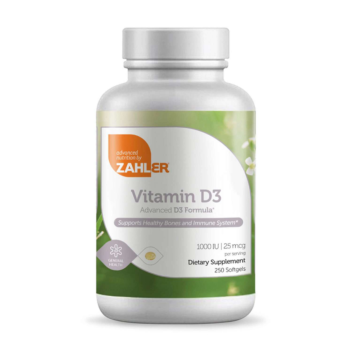 Zahler Vitamin D3 1000 IU